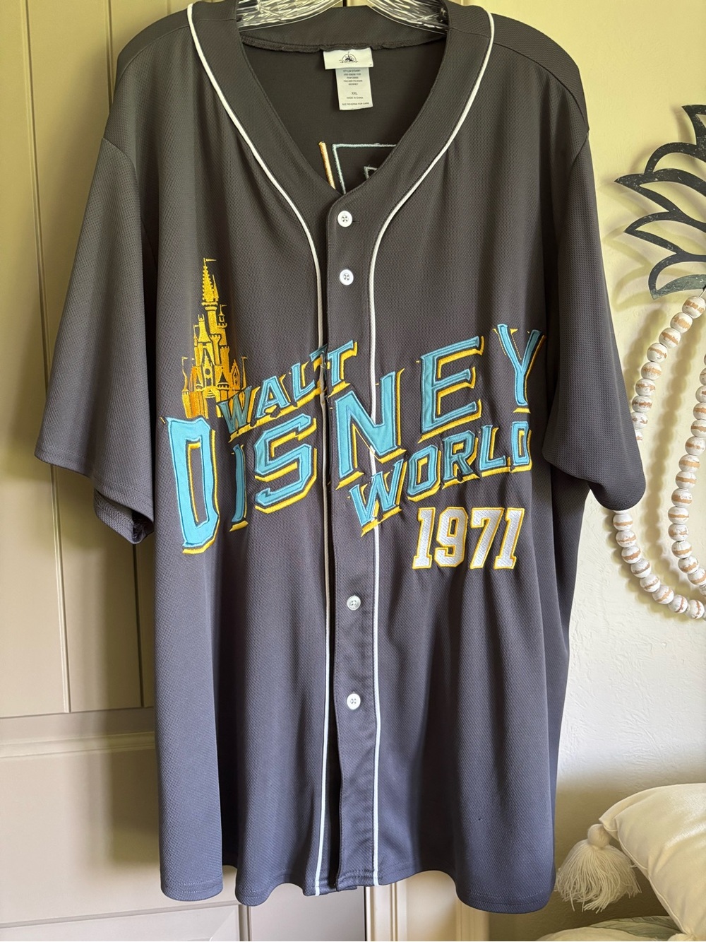 Disney World castle baseball jersey, clothes